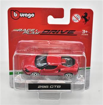 1/64 BBURAGO - RACE & PLAY - FERRARI 296GTB