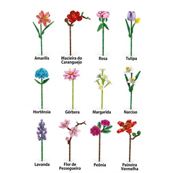 BRICKO   BLOCO DE MONTAR FLORISTA  BUQUE