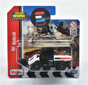 MAISTO - MINIATURA TRATOR BOBCAT TOOLCAT 5600 COM CAÇAMBA - 1/64