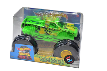 HOT WHEELS MONSTER TRUCKS - OVERSIZED - GUNKSTER - 1/24