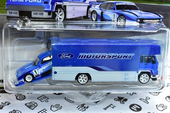 HOT WHEELS - TEAM TRANSPORT - #88 - FORD CAPRI GR5 & FLLET FLYER