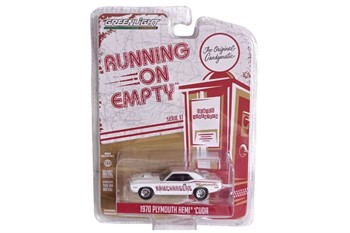 GREENLIGHT  - RUNNING ON EMPTY - 1970 PLYMOUTH HEMI CUDA - 1/64
