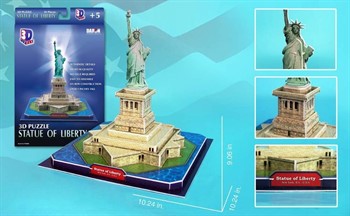 CUBIC FUN - ESTATUA DA LIBERDADE - 39 PEÇAS