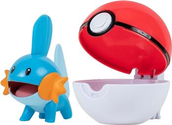 POKÉMON - POKÉBOLA COM CLIP - MUDKIP - PRODUTO ORIGINAL TAKARA TOMY
