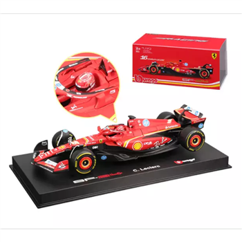 F1 2024 - FERRARI SF-24 LECLERC #16 - 1:43 - VERSÃO PREMIUM