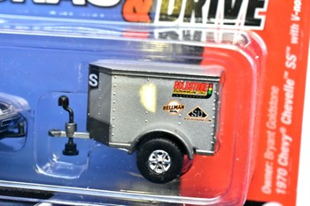 Johnny Lightning Street Freaks 1968 Chevy Chevelle (Project In Progress) (Matador Red) 1:64 Scale Diecast - Foto 13