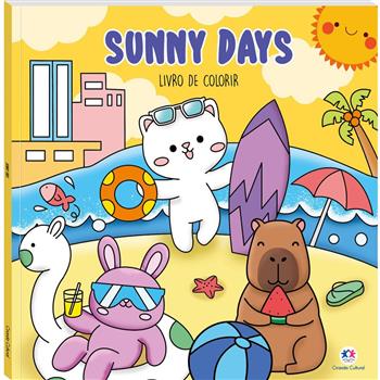 LIVRO DE COLORIR - SUNNY DAYS - COMFY & COZY