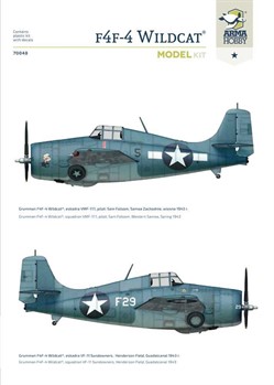 ARMA HOBBY -  GRUMMAN F4F-4 WILDCAT - 1/72