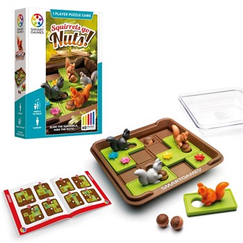 SQUIRRELS GO NUTS - QUEBRA CABEÇA DE LÓGICA - SMARTGAMES