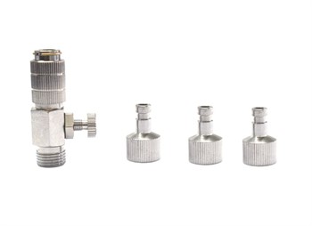 ENGATE RAPIDO COM REGULADOR PARA 3 AERÓGRAFOS - PROFISSIONAL