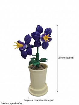 BRICKO   BLOCO DE MONTAR FLORISTA  MINI FLORES