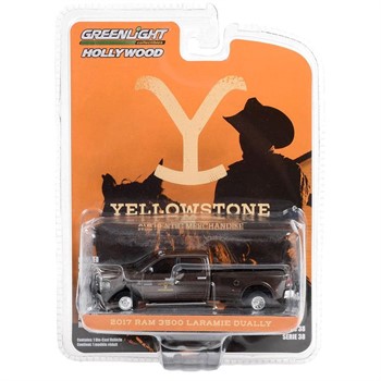 GREENLIGHT - HOLLYWOOD  -  2017 RAM 3500 LARAMIE DUALLY - YELLOWSTONE - 1/64