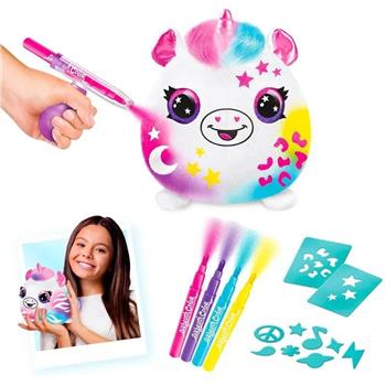 AIRBRUSH PLUSH - PELUCIA NA LATA - UNICORNIO