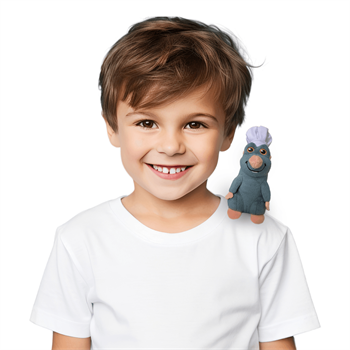 PELUCIA OMBRO GRUDINHO - REMY - ORIGINAL DISNEY - 10cm