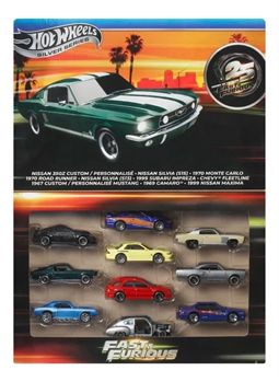 HOT WHEELS - SILVER SERIES - 10-PACK VELOZES E FURIOSOS 2026