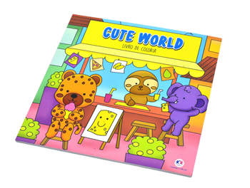 LIVRO DE COLORIR - CUTE WORLD - COMFY & COZY