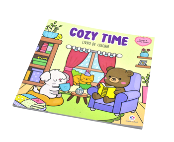 LIVRO DE COLORIR - COZY TIME - COMFY & COZY