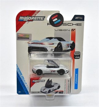 MAJORETTE  - DELUXE CARS -  PORSCHE VISION GRAN TURISMO - BRANCO