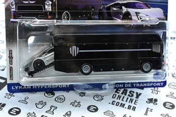 HOT WHEELS - TEAM TRANSPORT - #85 - LYKAN HYPERSPORT & EURO HAULER