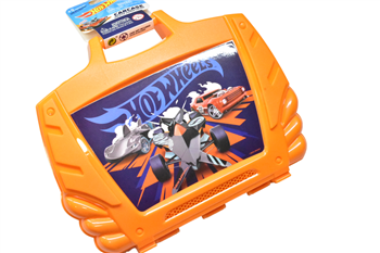 MALETA HOT WHEELS PORTA 15 CARRINHOS | LARANJA