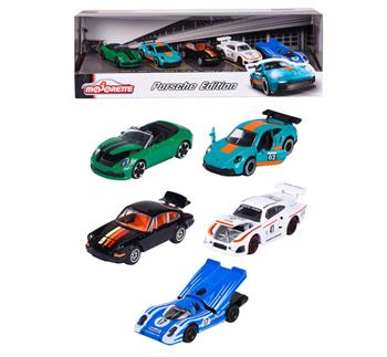 MAJORETTE - GIFTPACK 5 CARROS PORSCHE EDITION - 1/64