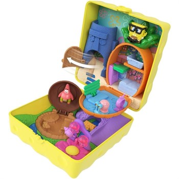 POLLY POCKET -  MICRO ESTOJO BOB ESPONJA - EDIÇÃO COLECIONADOR