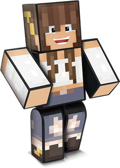 BONECA MINECRAFT - YOUTUBER - BONECA DA DUDA BERUD - 25cm