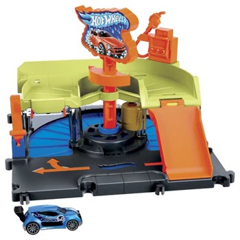 HOT WHEELS - PISTA CITY - LAVA RAPIDO EXPRESS NO CENTRO DA CIDADE - DOWNTOWN CAR WASH