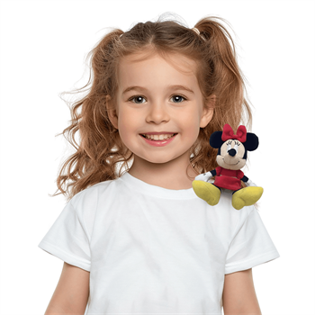 PELUCIA DE OMBRO GRUDINHO - MINNIE - ORIGINAL DISNEY - 10cm