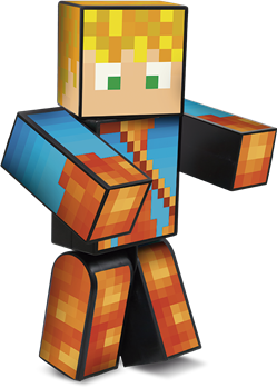 BONECO MINECRAFT - YOUTUBER - BONECO DO LOPERS - 25cm