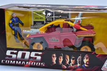 SOS COMMANDOS - GANG TERROR ATAQUE TERRESTRE  (INCLUI 1 FIGURA)