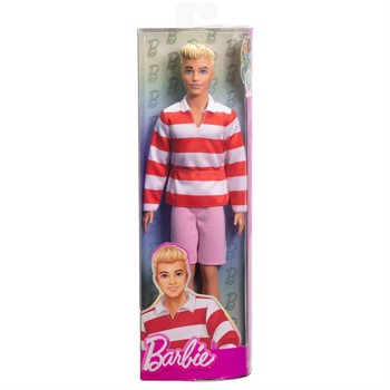 BARBIE FASHIONISTA - KEN LOIRO DE CAMISA LISTRADA-  #241