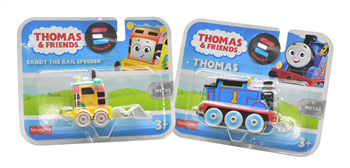 THOMAS E SEUS AMIGOS - KIT COM 2 TRENZINHOS THOMAS & SANDY  - FISHER PRICE
