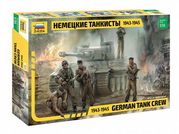 1/35 - GERMAN TANK CREW WWII 1943-45 - ZVEZDA - #3614