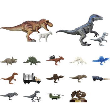 BLOKEES - JURASSIC WORLD - TERRAVENTURE - CAIXA SURPRESA - DINOSSAUROS DE MONTAR