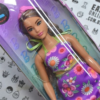 BARBIE FASHIONISTAS -  #244 - LOOK FLORAL ROXO
