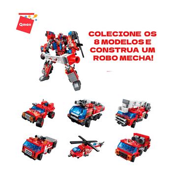 BLOCO DE MONTAR QMAN - TRANS COLLECTOR - BOMBEIRO REMOVE FUMAÇA (SMOKE EVACUATION FIRE TRUCK) 6/6