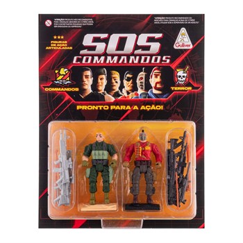 SOS COMMANDOS - WHITE BILLY vs GLADIOS (FIGURAS E ACESSORIOS)