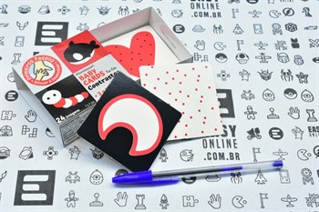 COOPER FUN - PRIMEIROS PASSOS - MONTESSORI BABY CARDS TO GO  - CONTRASTES - 3 A 6 MESES