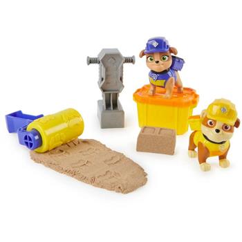 PATRULHA CANINA RUBBLE E CREW -  RUBLLE & MIX  -  INCLUI AREIA CINÉTICA!