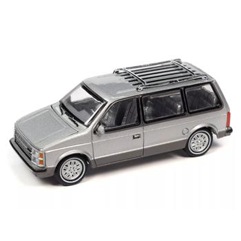 AUTO WORLD - 1985 PLYMOUTH VOYAGER - RADIANT SILVER - 1/64