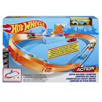 HOT  WHEELS - PISTA CITY - CAMPEÃO DE  PISTA RAPIDA - RAPID RACEWAY CHAMPION