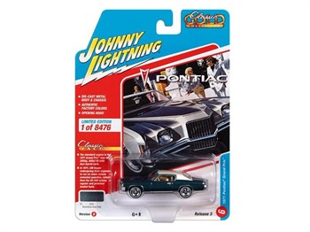 JOHNNY LIGHTNING - 1971 PONTIAC GRAND PRIX - BLUESTONE GRAY POLY