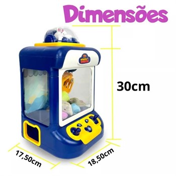 MAQUINA DE PEGAR URSINHOS PEQUENA - MAQUINA DE DIVERSÃO - ZOOP TOYS