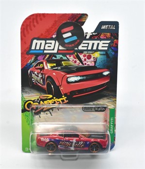 MAJORETTE  - GRAFFITI  - DODGE CHALLENGER SRT DEMON   - 1/64