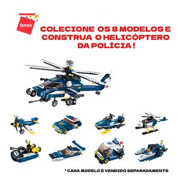 BLOCO DE MONTAR QMAN - HOVERCRAFT DA POLÍCIA - 6/8