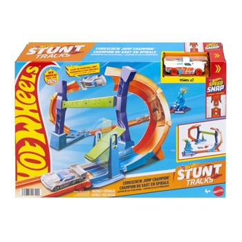 HOT  WHEELS - PISTA CITY - CAMPEÃO DE SALTO CORKSCREW - CORKSCREW JUMP CHAMPION