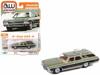 AUTO WORLD - MUSCLE WAGONS - 1970 CHEVY KINGSWOOD ESTATE  GREEN MIST POLY