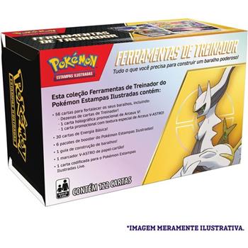 JOGO DE CARTAS POKÉMON CAIXA FERRAMENTAS DE TREINADOR ARCEUS V-ASTRO