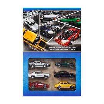 HOT WHEELS - SILVER SERIES - STREETS OF JAPAN - JDM - PACK 6 CARROS